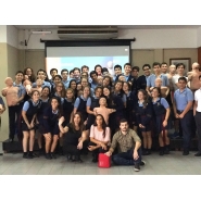 Curso RPC dictado por OSDE a alumnos de quinto año